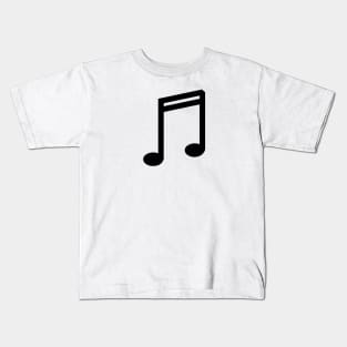 Music Note Double Bar Symbol Kids T-Shirt